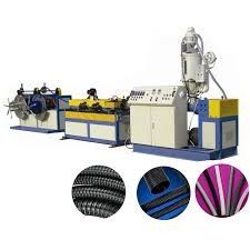 kualitas  200mm-800mm HDPE Corrugated Pipe Extrusion Line Single Wall pabrik