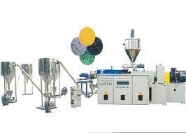 400 Kg / Jam PVC Pelletizing Line 75mm Hingga 250mm SJ75 / 33